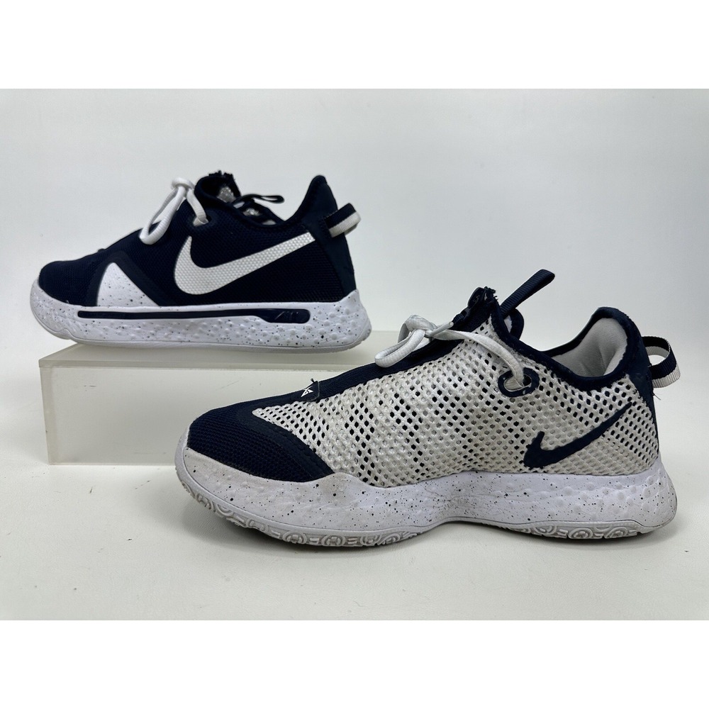 Nike PG 4 TB‎ Basketball Shoes Men's US 8.5 College Navy White CK5828-401 - Picture 7 of 9